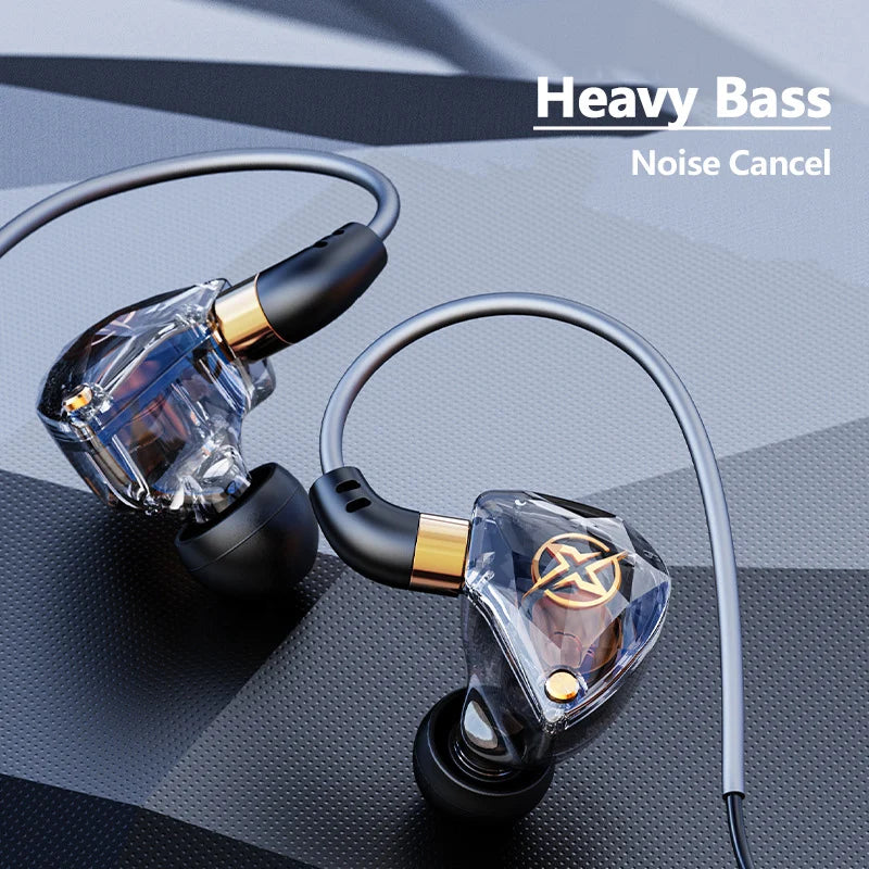 Karaoke HiFi Wired Headphones With Mic Singing Living Headset 3.5mm AUX Heavy Bass Noice Cancelling Earphone 1.2M 3M KTV Music