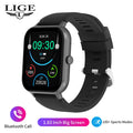 LIGE Women Smartwatch Bluetooth Answer Call Voice Assistant Whatsapp Reminder Men Smart Watch Sports Fitness Waterproof Watches