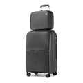 British Traveller 2 Piece Luggage Set 14+20 Inch, PP Hard Shell Suitcase with TSA Lock & Silent Spinner Wheels, Portable Carry-On Luggage for Business & Short Trips