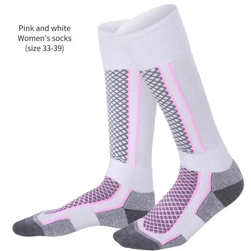 Ski Socks Thick Cotton Sports Snowboard Cycling Skiing Soccer Socks Men Women Moisture Absorption High Elastic Thermal socks