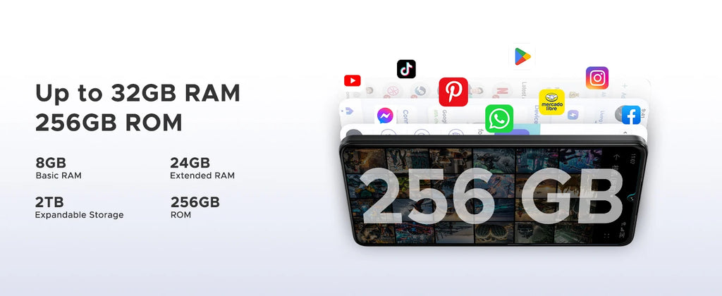 DOOGEE Note59 Pro 5G Smartphone Android 15 6.75" 120Hz Display 32GB(8+24) 256GB 6250mAh Battery Widevine L1 NFC Cellphone