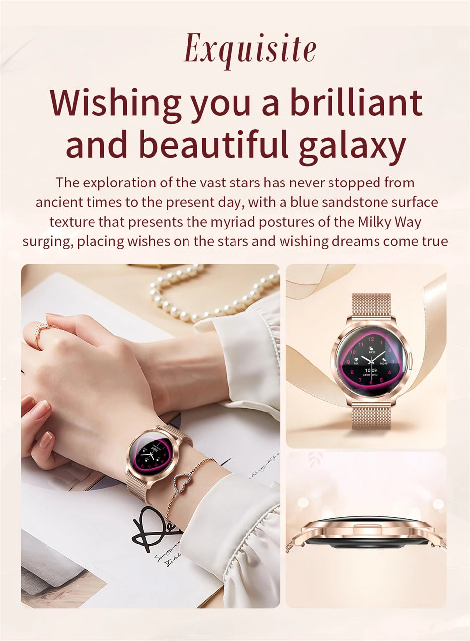 LIGE 2025 Ultra-thin AMOLED Screen Smart Watch Women Sport Fitness Bracelet Custom Watch Face Bluetooth Call Luxury Smartwatch