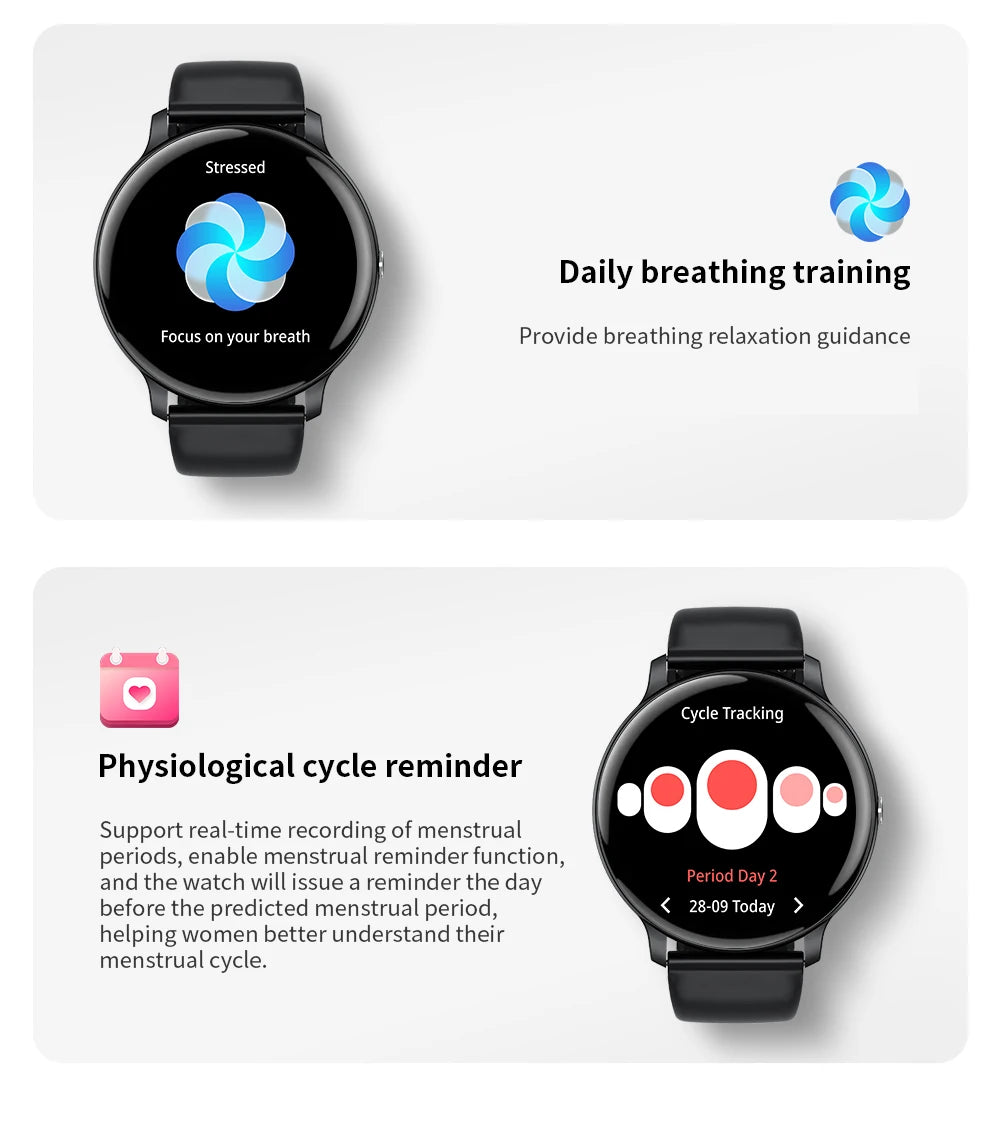 LIGE 2025 Bluetooth Call Smart Watch Women Custom Dial Watches Men Sports Fitness Tracker Heart Rate Smartwatch For Android iOS