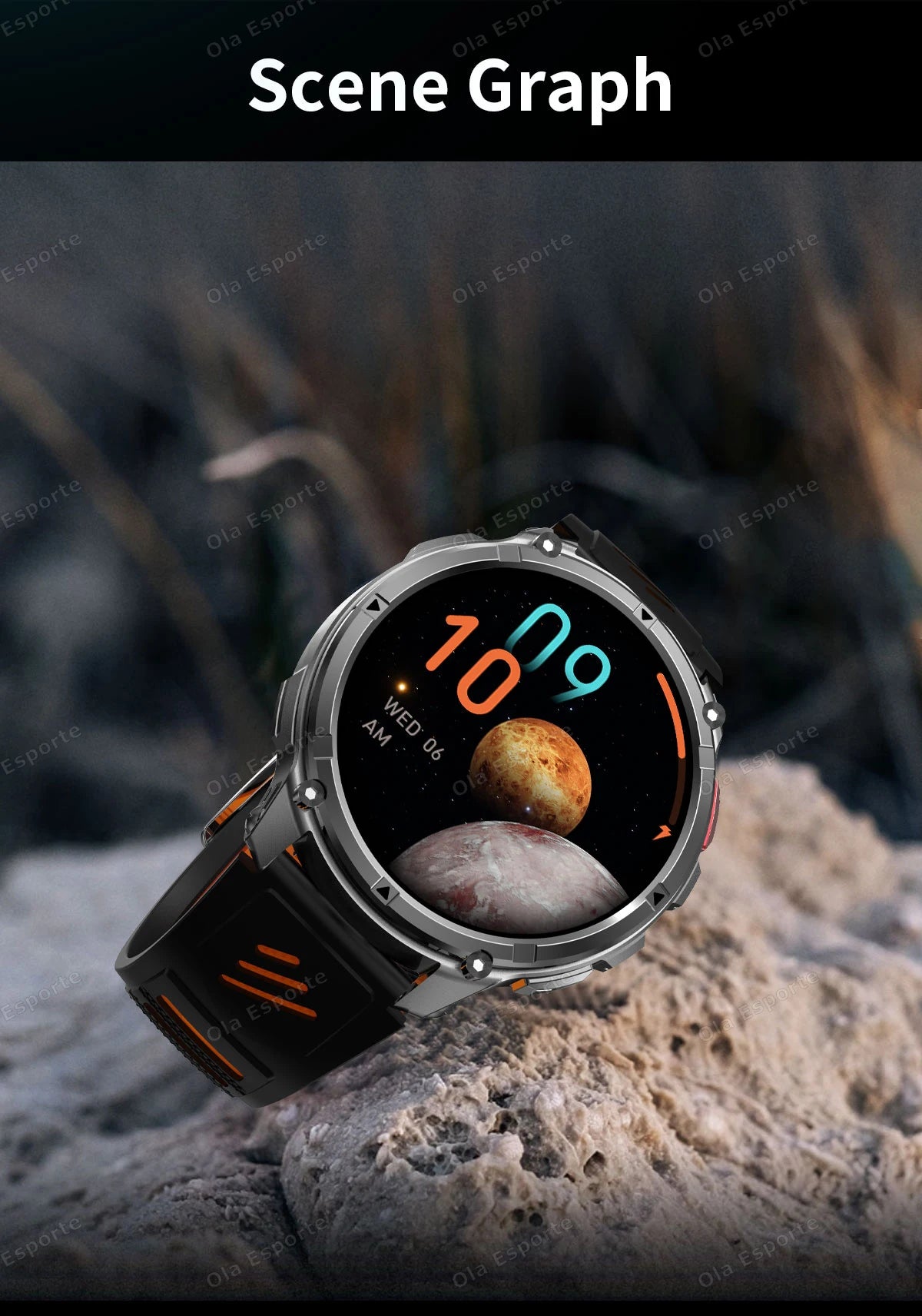 2026 New Military 1100mAh Big Battery Outdoor Smart Watch Men GPS Path Compass 10ATM Waterproof Calls AMOLED HD Sport Smartwatch