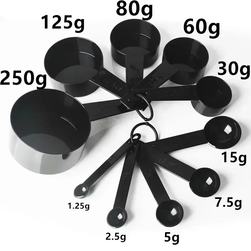 10Pcs Multipurpose Measuring Cups and Spoons Set Accurate for Kitchen Baking Flour Sugar Seasoning Dry and Liquid Ingredients