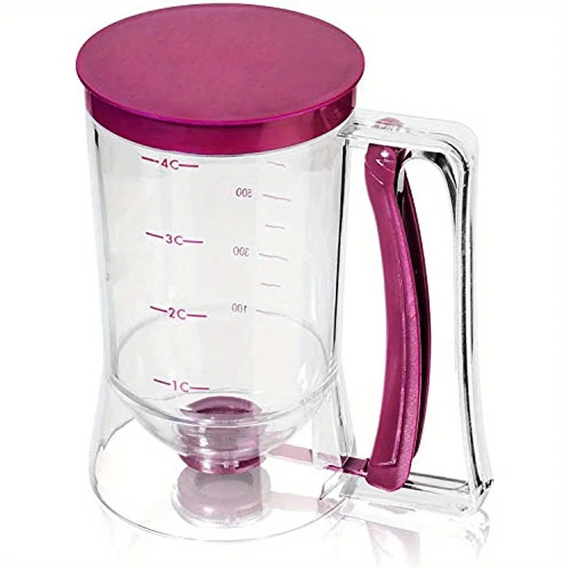 1 Pcs 900ml Batter Dispenser Hand-held Graduated Funnel Pastry Dough Dispensador For Pancake Cupcakes Cake2025new