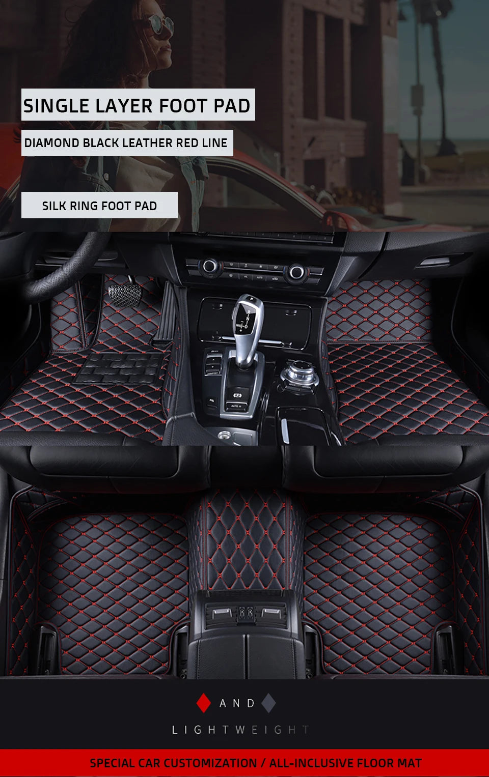 DOODRYER Custom Car Floor Mats For Toyota RAV4 2005-2023 Auto Carpets Foot Coche Accessorie