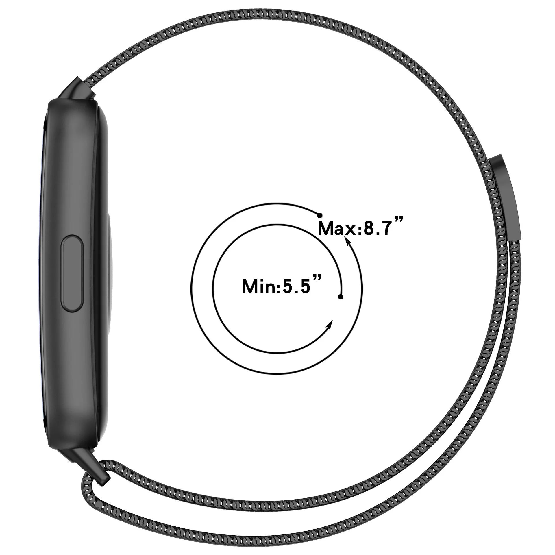 Milanese Band for Huawei Band 11 Pro 11 Metal Magnetic Strap Bracelet Breathable Wristband for Huawei Band 11 Correa Accessories