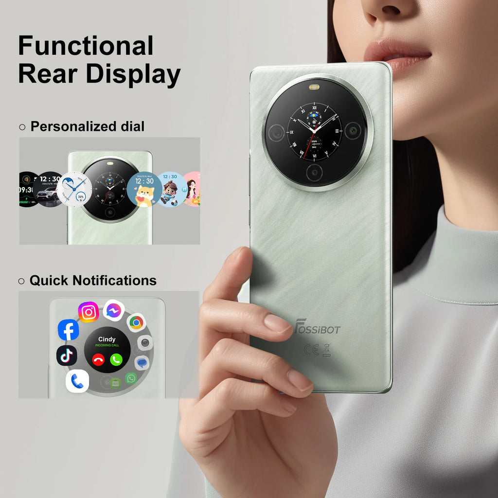[World Premiere] FOSSiBOT S3 PRO Smartphone 6.67" AMOLED Display Android 14 Up to 20+128GB Mobile 8+64MP CAM NFC Cell Phone
