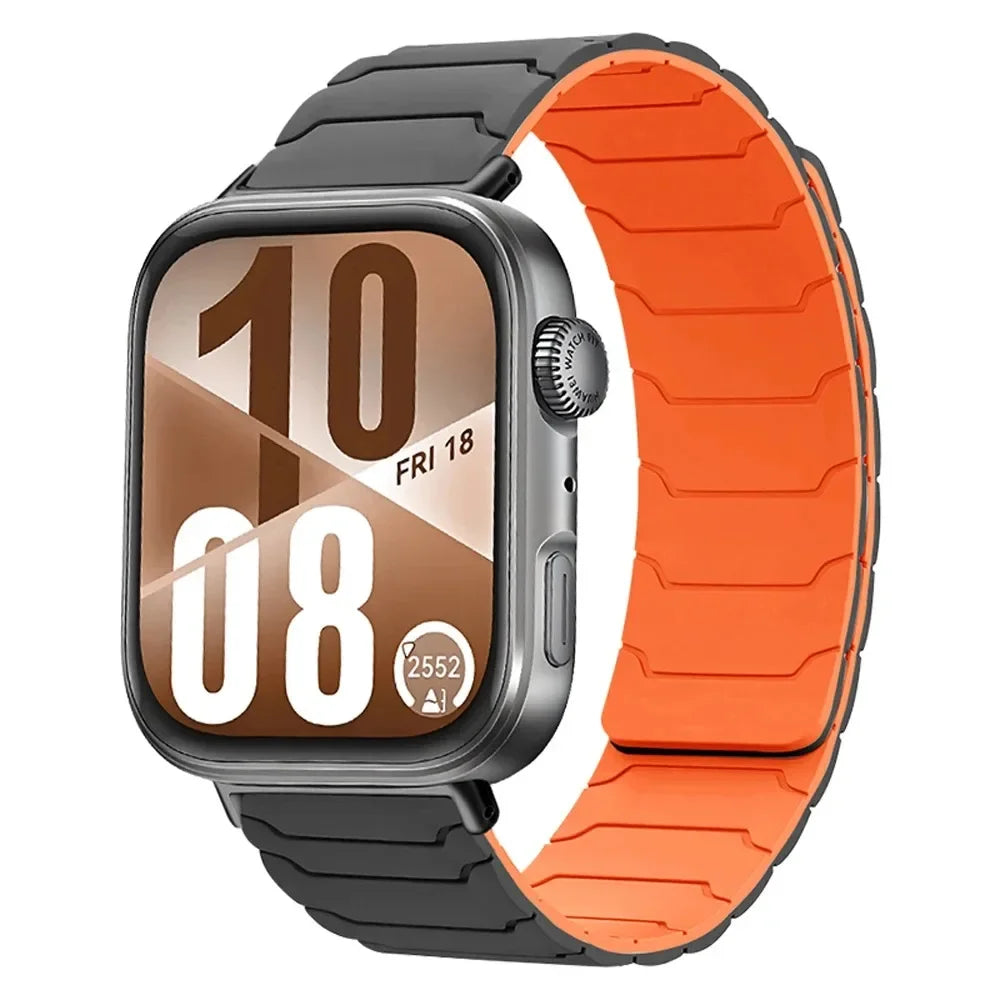 Magnetic Silicone Strap For Huawei Watch Fit 5/4/3 Sports Comfortable Replacement Wristband Huawei Watch Fit 4-5 Pro Accessories