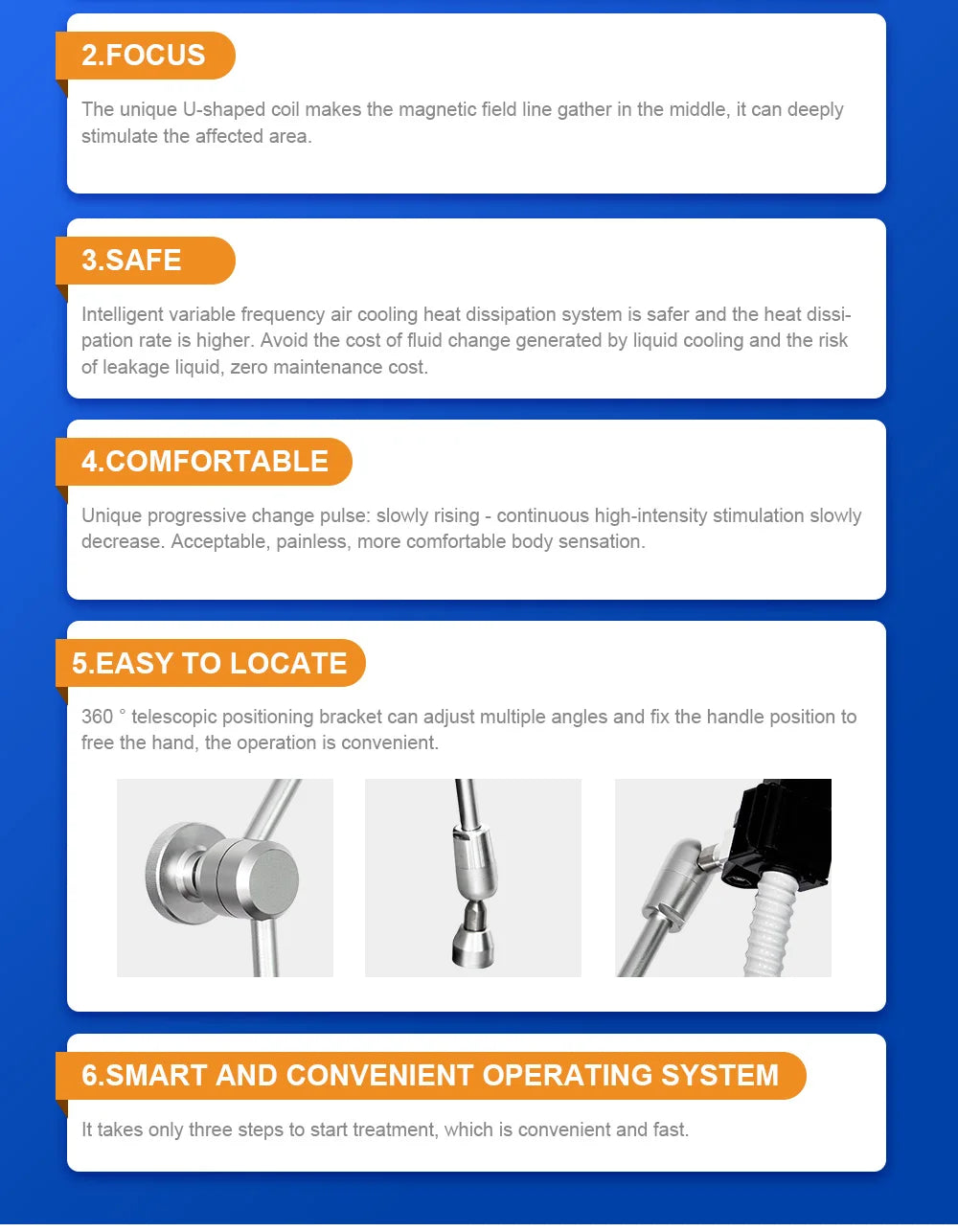New Upgrade Physio Magneto Electromagnetic Transduction Therapy Machine for Pain Relief & Body Rehabilitation Clinic Use