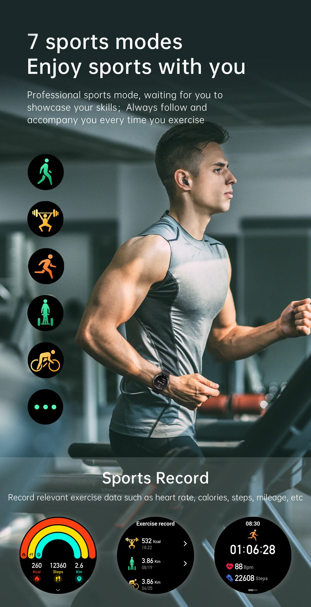 X10 2 in 1 Smart Watch With Earbuds Smartwatch TWS Bluetooth Earphone Heart Rate Blood Pressure Monitor Sport Watch Fitness Watc