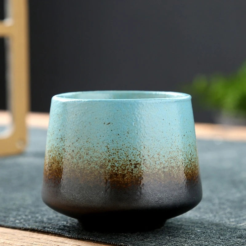 Laysda Vintage Coffee Mug 200ml ceramics Tea cup Japanese-style cafes Drinkware Stoneware Espresso for Restaurants Hotels