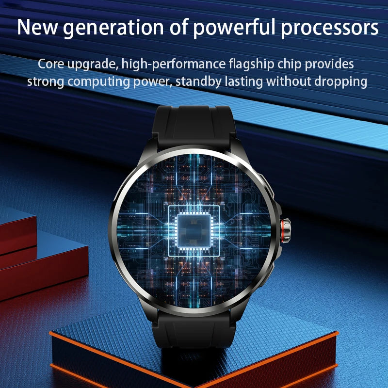 Original H99 Smart Watch Android Watches 1.95inch Amoled Screen Men's Smartwatch With 190° Rotary Camera GPS WIFI Sim Card Slot