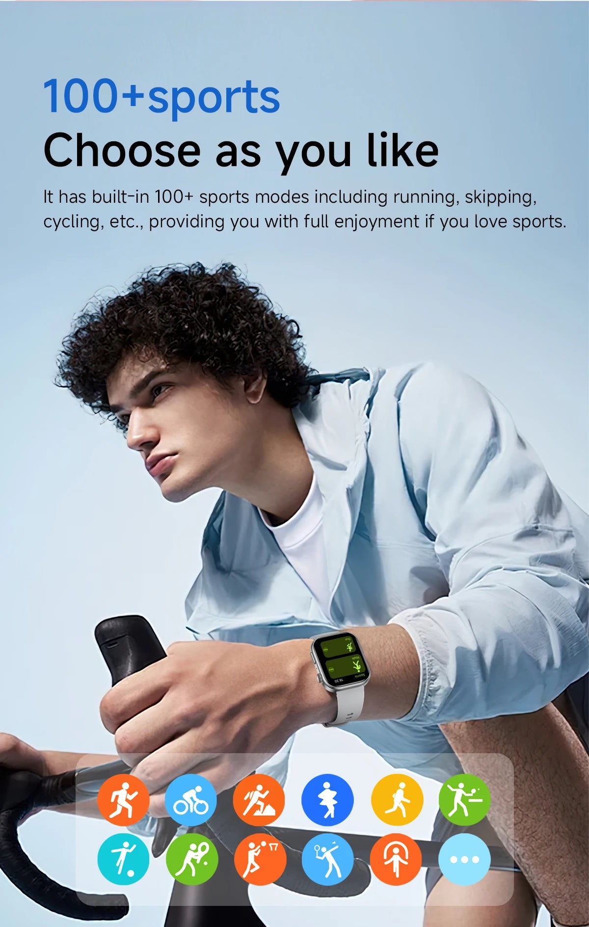 NEW Electronics Smartwatch 2.01"HD Screen Heart Rate Monitoring Bluetooth Call Multi-Sport Modes Watch for Women Men Gift Choice