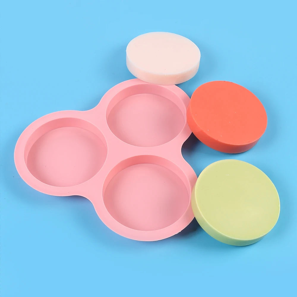 Silicone Egg Mold Air Fryer Egg Pan Reusable 3-Cavity Muffin Cake Baking Mould Kitchen Cooking Accessories