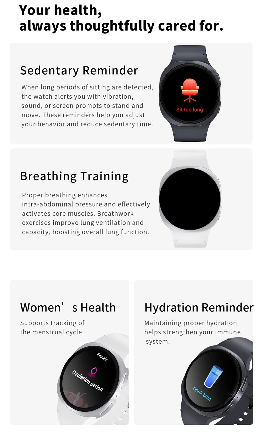 Blue Tooth Call Map Navigation Smart Watch SOS Sports Heart Rate Watches 8 Voice Assistant Smartwatch Calculator Weather Music