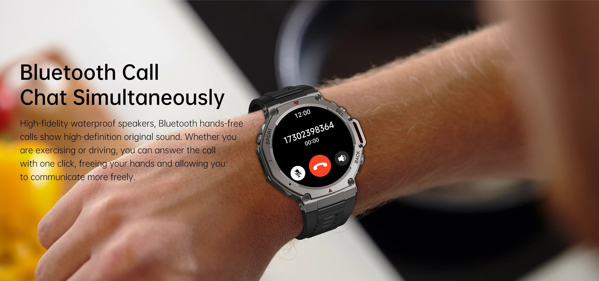 VWAR T-Rex 3 Pro Ultra Dual-Band GPS Military Smart Watch 48mm 10ATM Water-Resistant Compass Altimeter Smartwatch Men