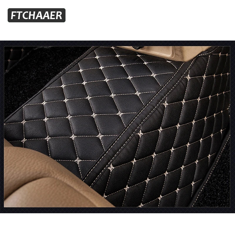 FTCHAAER Custom Car Floor Mats For Citroen C4 Coupe 2004-2011 Auto Carpets Foot Coche Accessorie