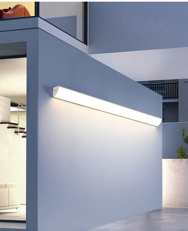 LED waterproof wall lamp IP65 waterproof outdoor wall washing lamp villa courtyard garden door lamp external wall lamp lighting