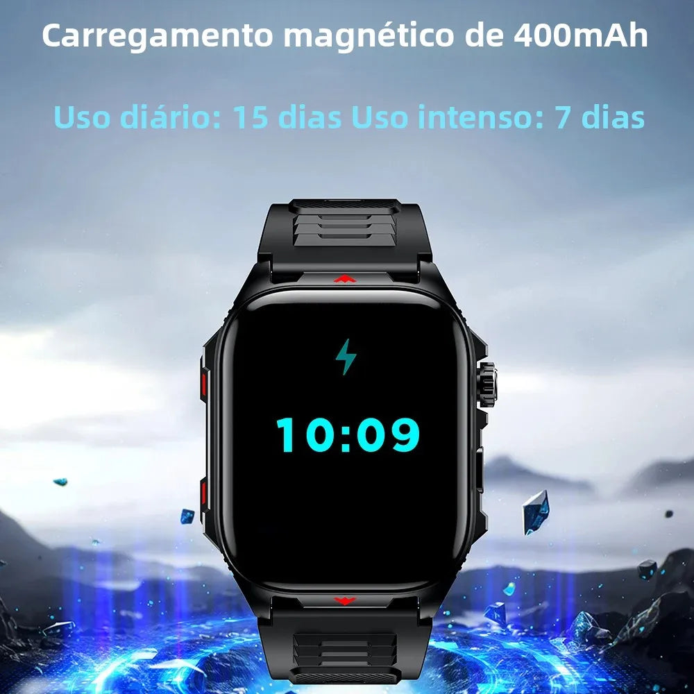 Electronic Smart Watch BT Call Heart Rate Monitor Smartwatch Fitness Tracker Waterproof Sport Watches for Man Woman Android 2026
