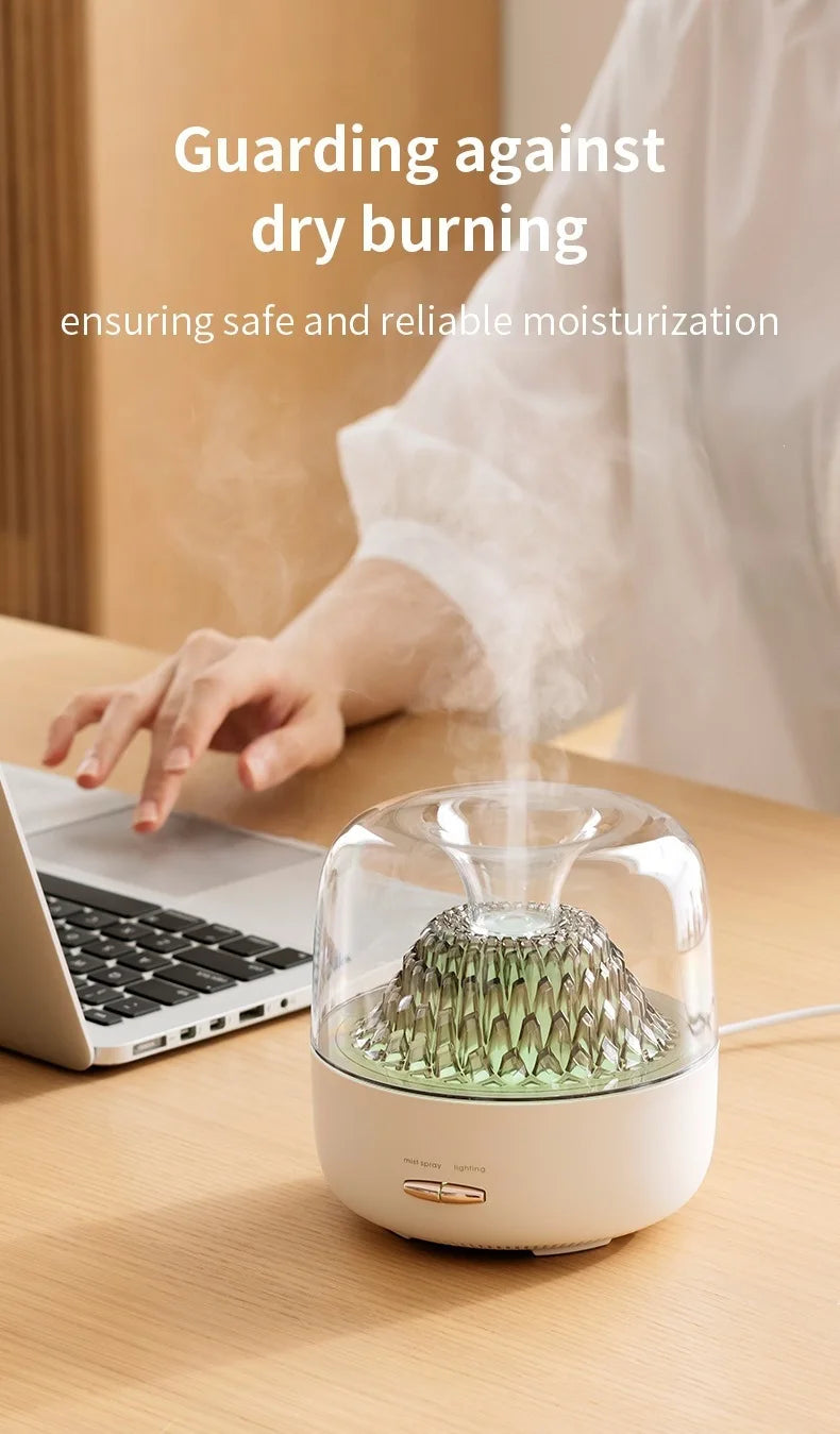 Aroma Diffuser Humidifier, Mist & Scent Dispenser with Adjustable 7-Color Lights, Ambient Lamp for Home Bedroom, Ideal Gift