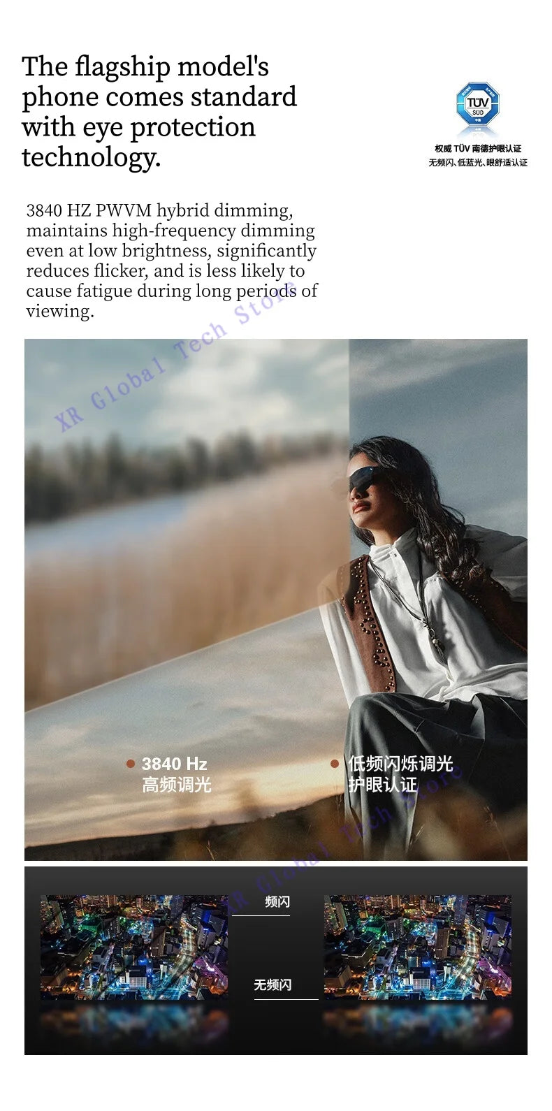 RayNeo Air 4 Pro smart AR glasses,Supports HDR10, 3840Hz, 4 speakers, 1200 nits,Micro-OLED dual-layer screen, clearer