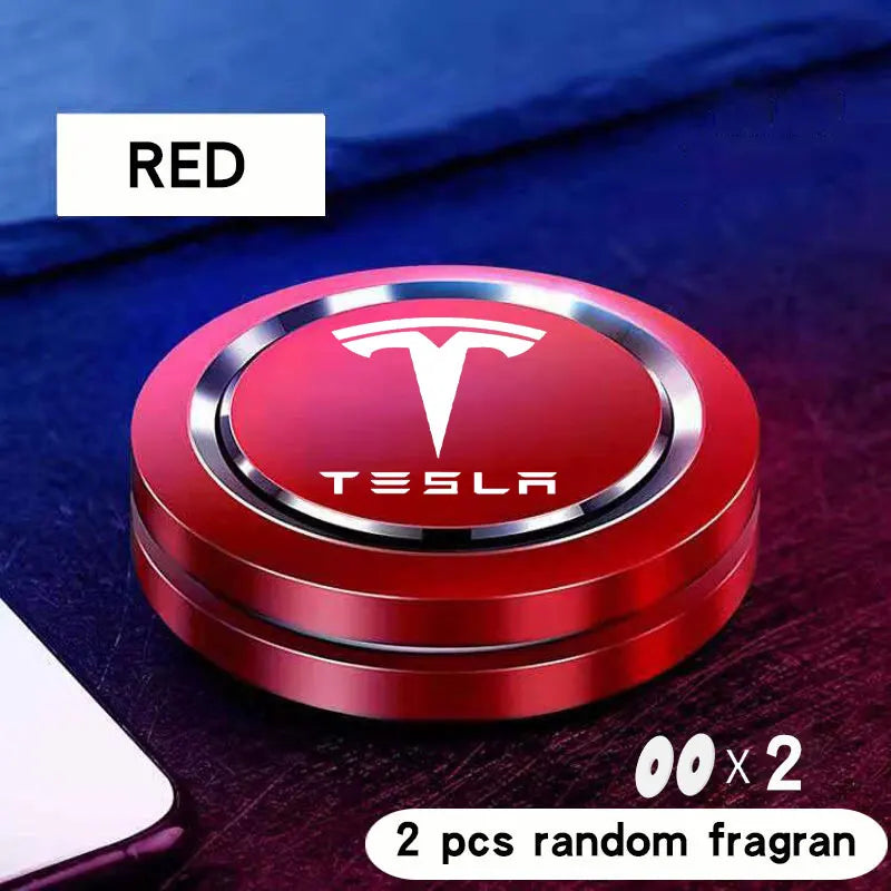Car Flying Saucer Air Freshener Solid Aroma Perfume Diffuser Auto Perfume Aromatherapy for Tesla model 3 Y X S Accessories