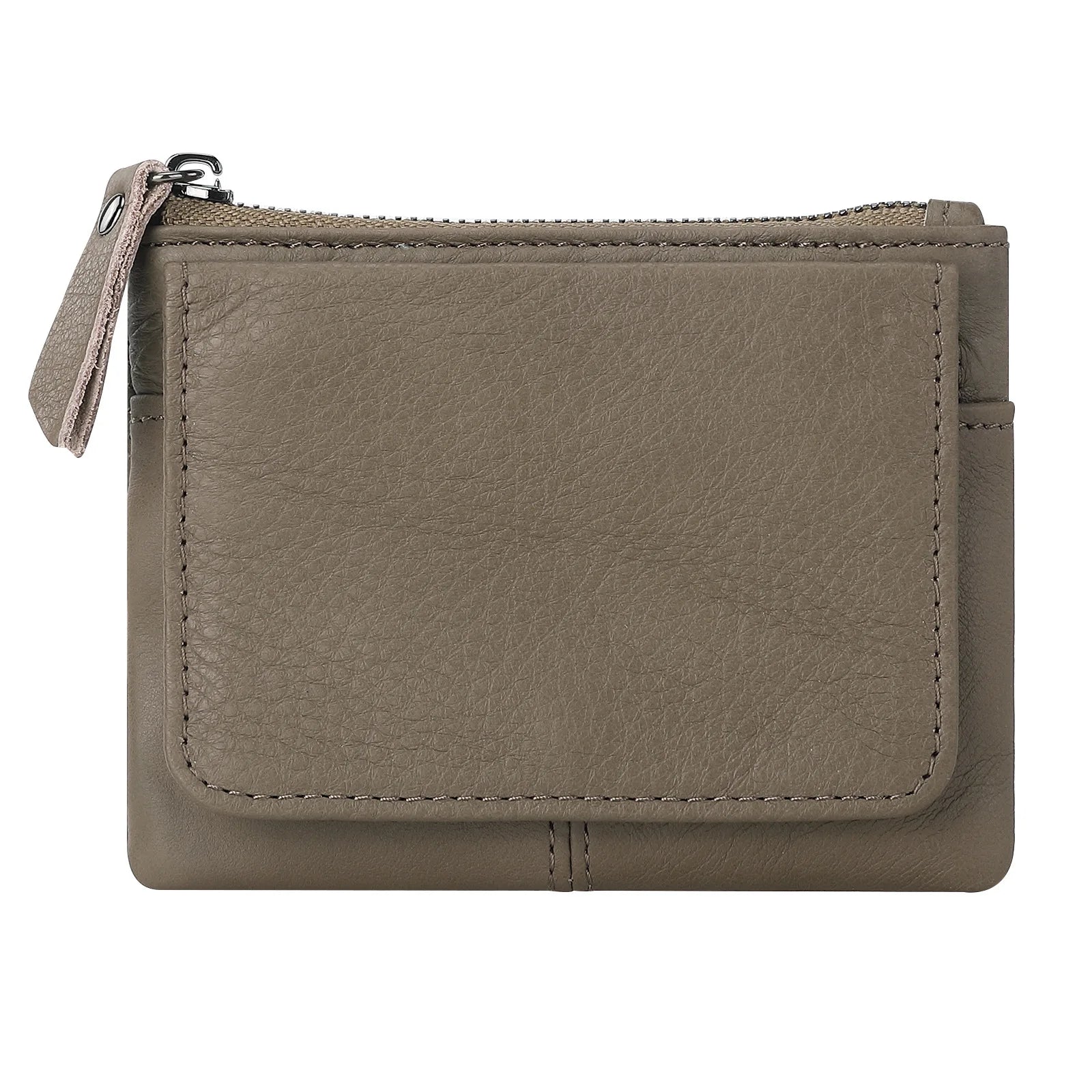New Cow Leather Women's And Men's Card Bag Coin Purse Slim Credit Card Holder Wallet For Men and Women ID Card Pocket