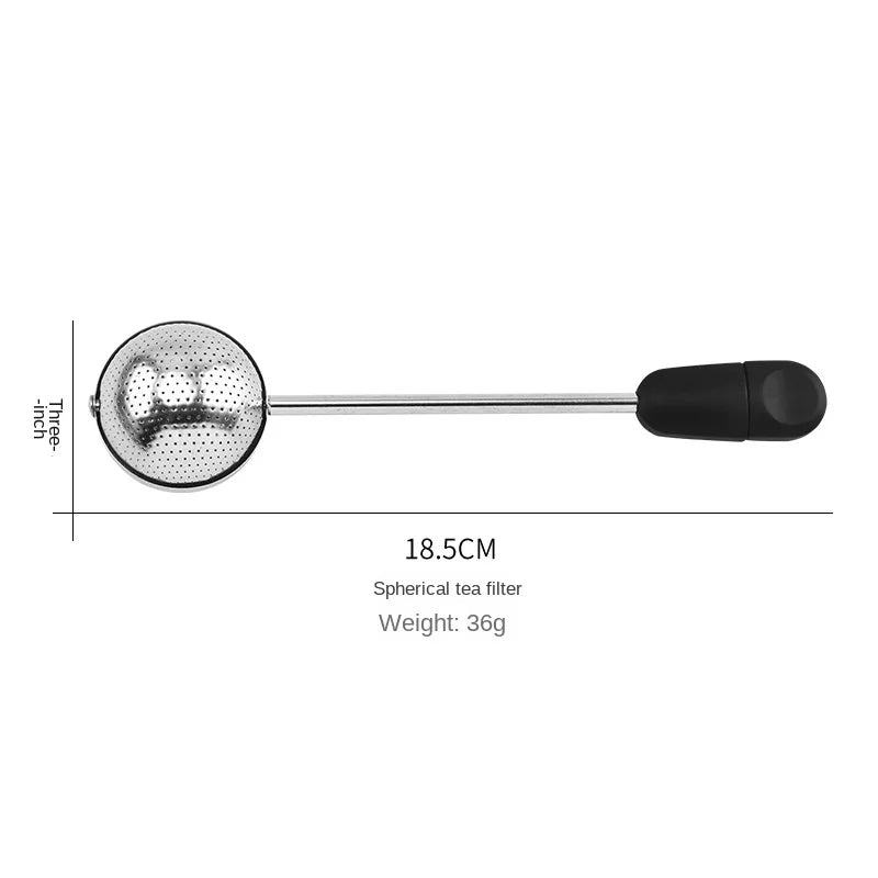 304 stainless steel tea leak creative rotating spherical tea filter tea filter tea set accessories