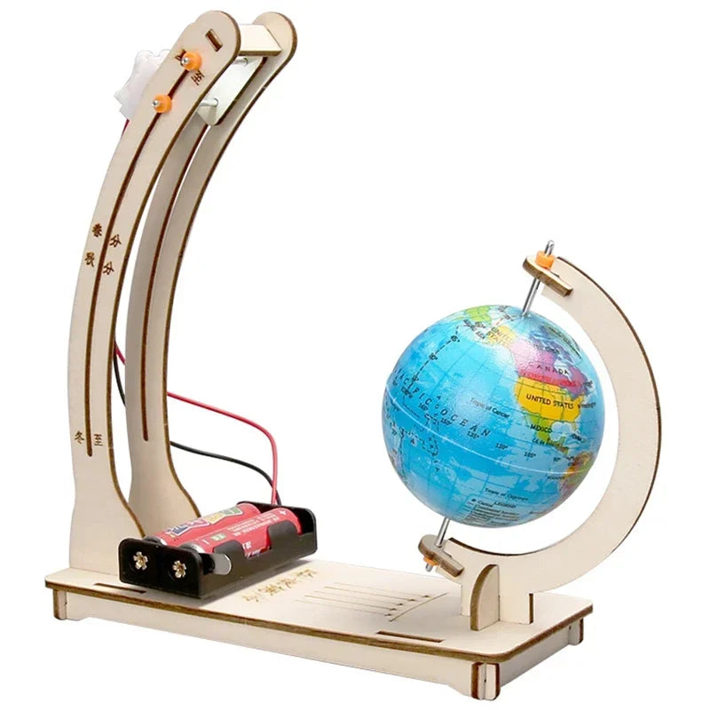 Kids Science Toys Day Night Alternation Globe Funny Teaching Aids Educational Toys DIY Technological Physics Learning Kit Toys