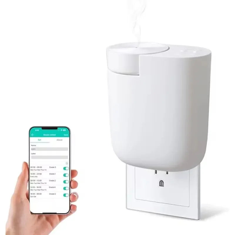 Plug in Wall Waterless Diffuser Room Fragrance Diffuser for Home Hotel Toilet Bathroom Wireless Portable Aromatherapy Diffuser