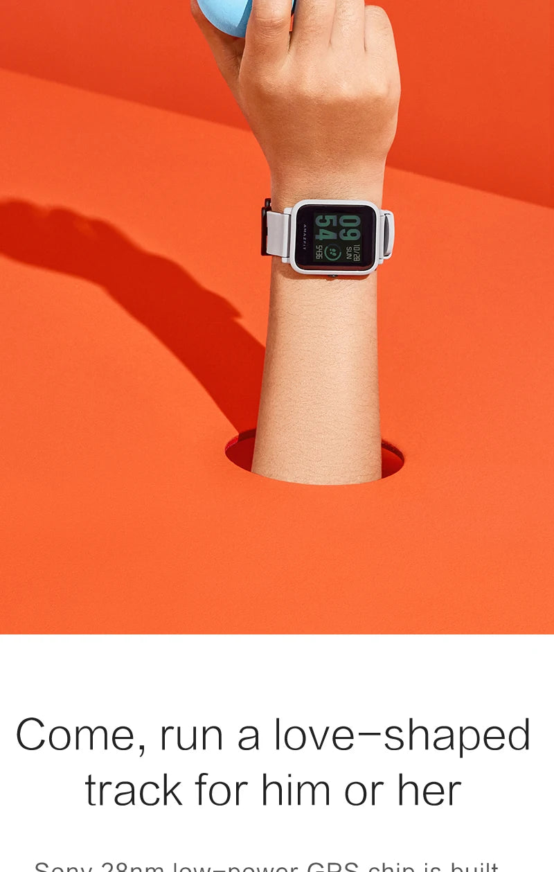 Amazfit Bip Smart Watch Bluetooth GPS Sports Watch For Men For Women Heart Rate IP68 Waterproof No Box 85-95 New Exhibit Watches
