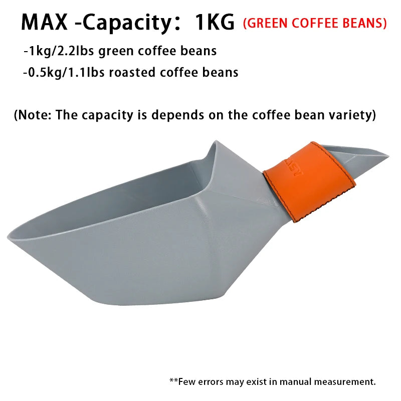 CAFEMASY Kitchen Accessories Large Container Shovel For Coffee Bean Flour Ice Cubes Capacity Measuring Tool Scoops 500g 1kg 2kg