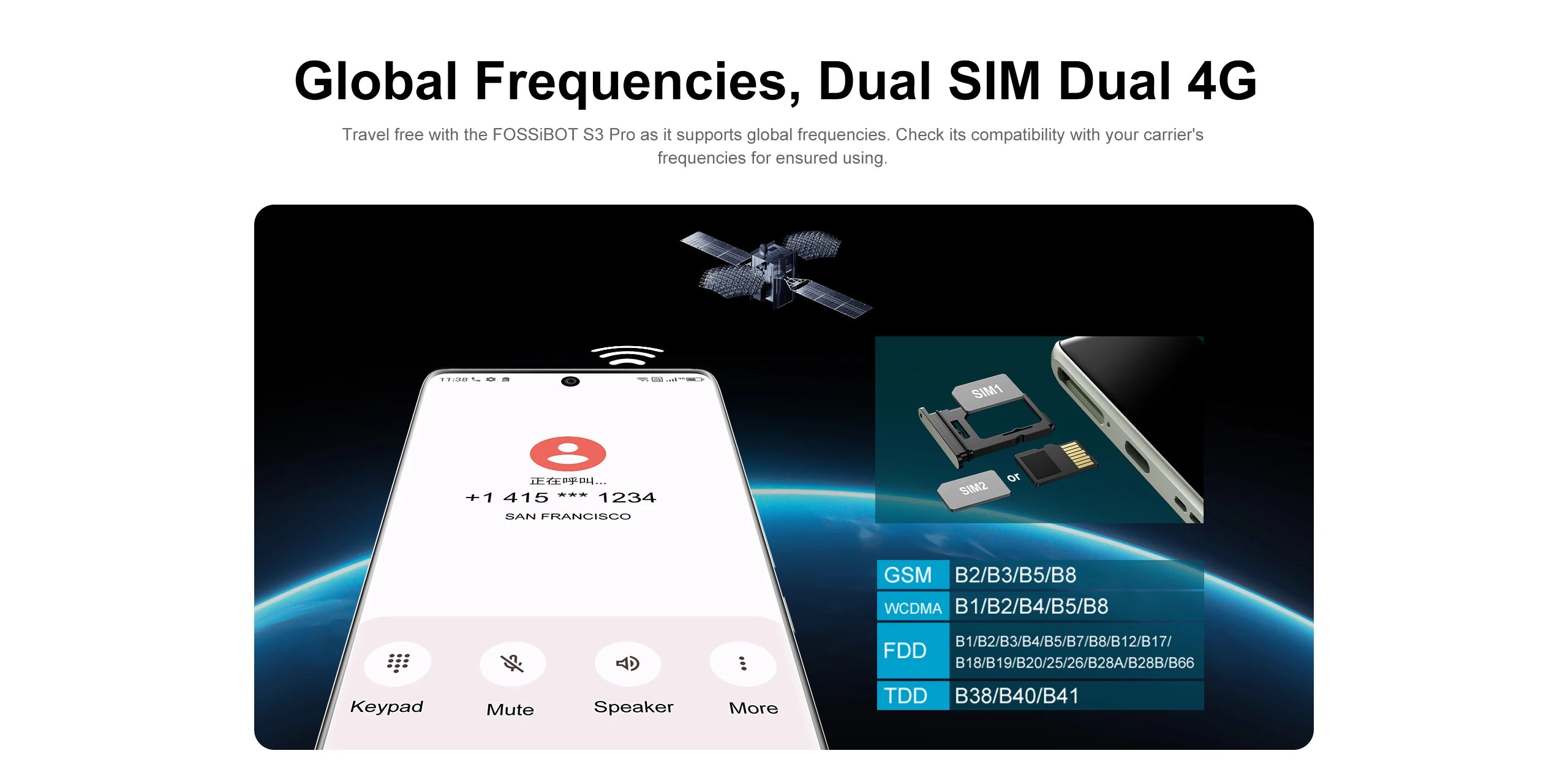[World Premiere] FOSSiBOT S3 PRO Smartphone 6.67" AMOLED Display Android 14 Up to 20+128GB Mobile 8+64MP CAM NFC Cell Phone