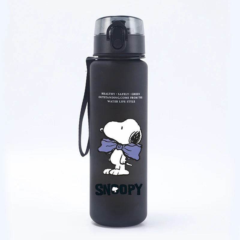 Cute Snoopys 650ml Large Capacity Water Cups Anime Cartoon Printed Fashion Cup Students Portable Sports Water Bottle Kids Gifts