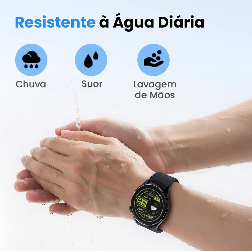 HAYLOU Watch 4S GPS Smartwatch 1.43” HD AMOLED Display 5 Satellite GPS Positioning 120+ Workout Modes Sport Fitness Smart Watch