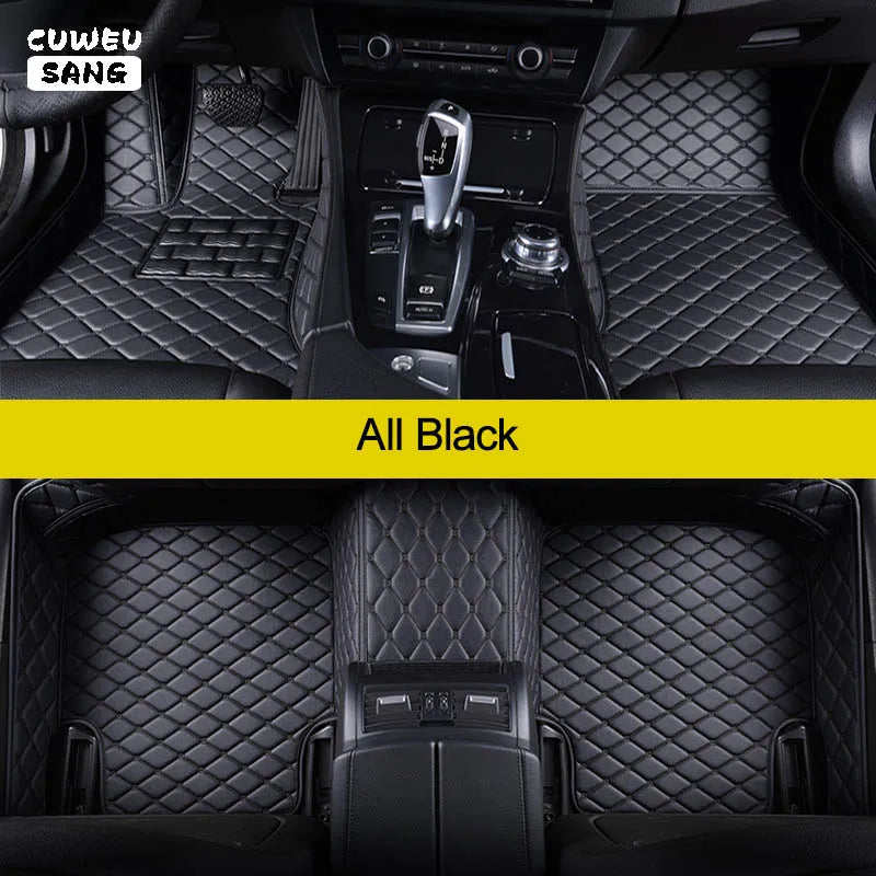 CUWEUSANG Custom Car Floor Mats For Peugeot 301 Auto Carpets Foot Coche Accessorie