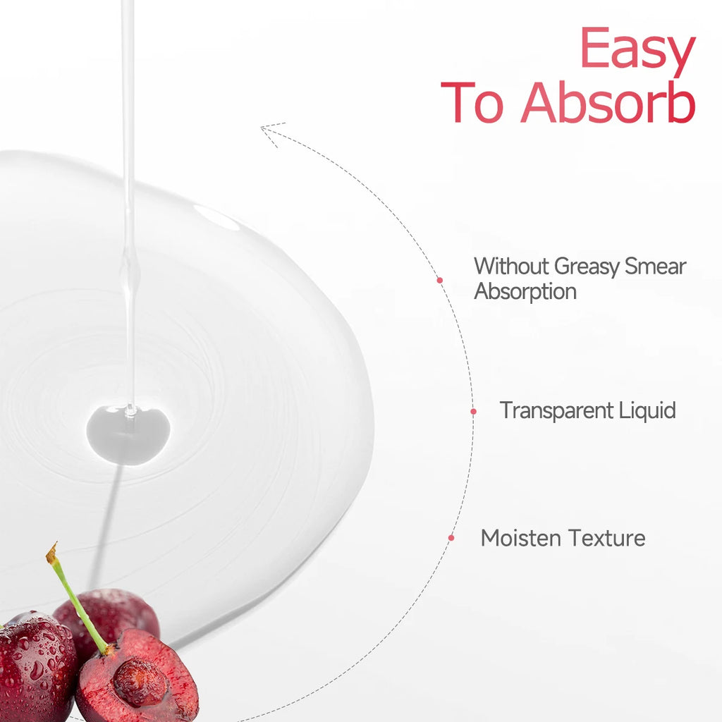 Cherry essential oil can be used in skincare, bath, facial, and diffusers and is suitable for all skin types.