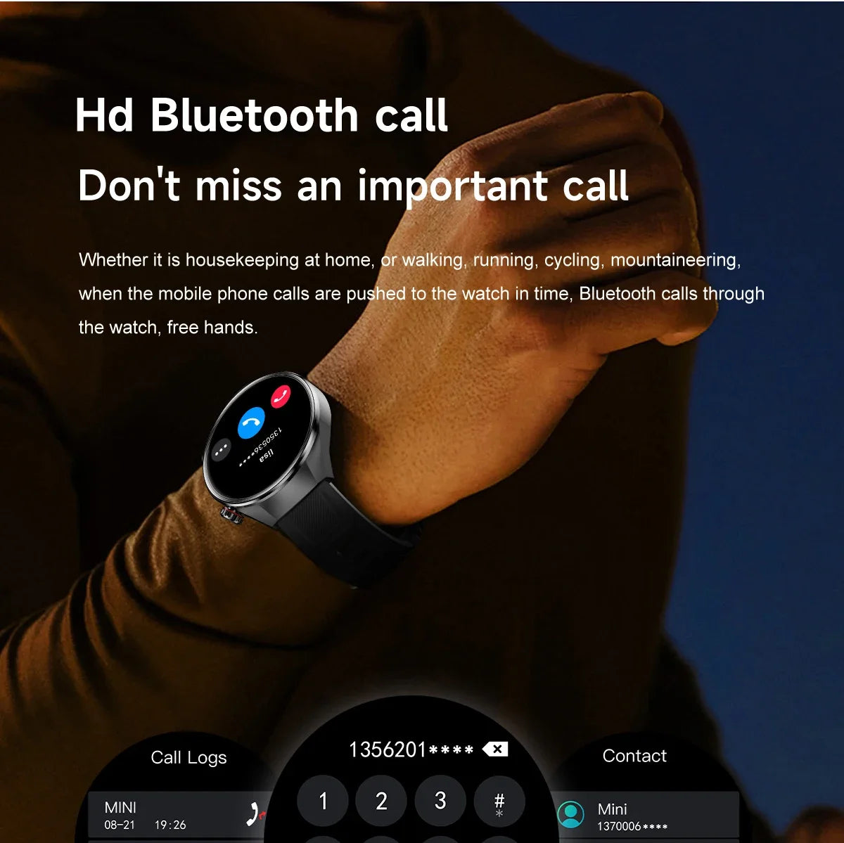 New Upgraded Original Watch G5 PLUS Smart Watch Men GPS Trajectory Compass Bluetooth Call IP68 Waterproof Outdoor Sport Watches