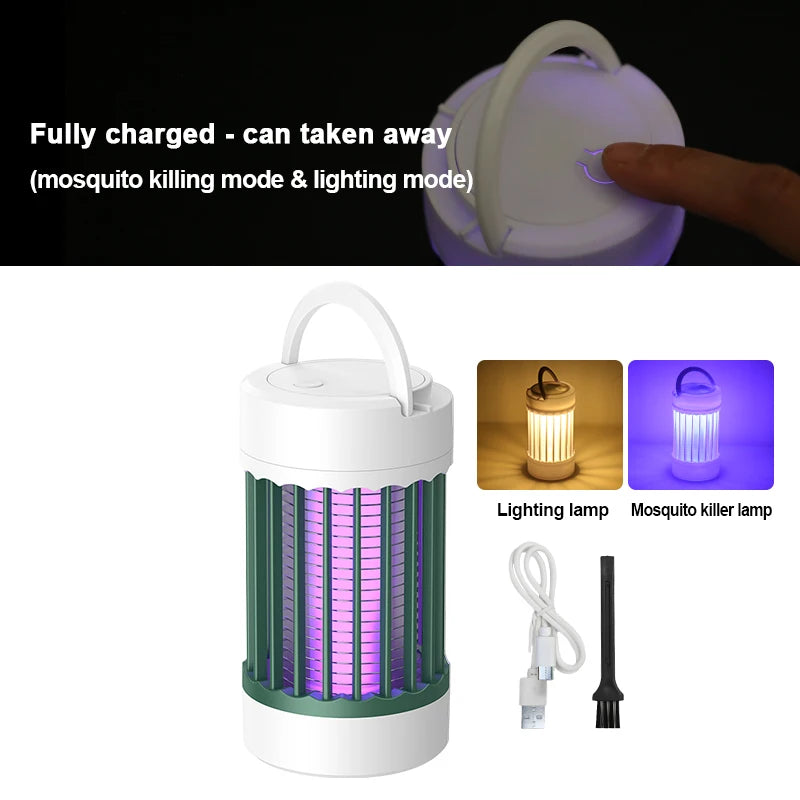 Electric Mosquito Killer Lamp UV Light Bug Zapper Trap USB 5V Summer Fly Swatter Insect Killer Light ﻿Camping