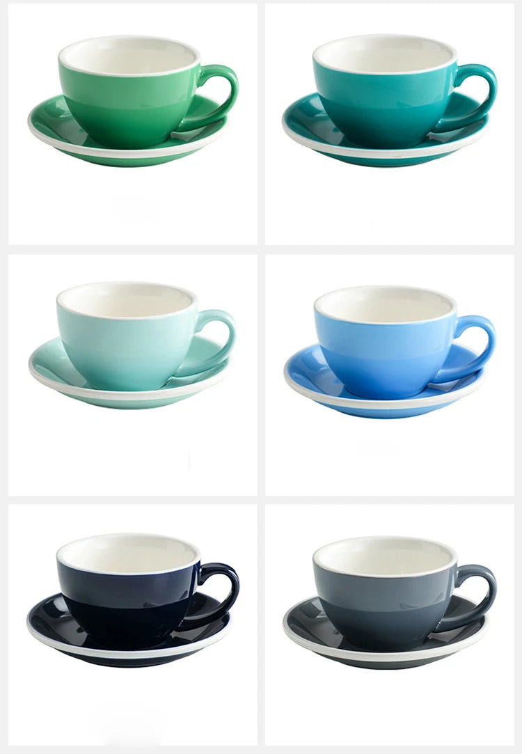 300ml Ceramic Breakfast Milk Cup American Coffee mug Set Afternoon Tea Cups Ceramic Water Cup tea mug coffee cup