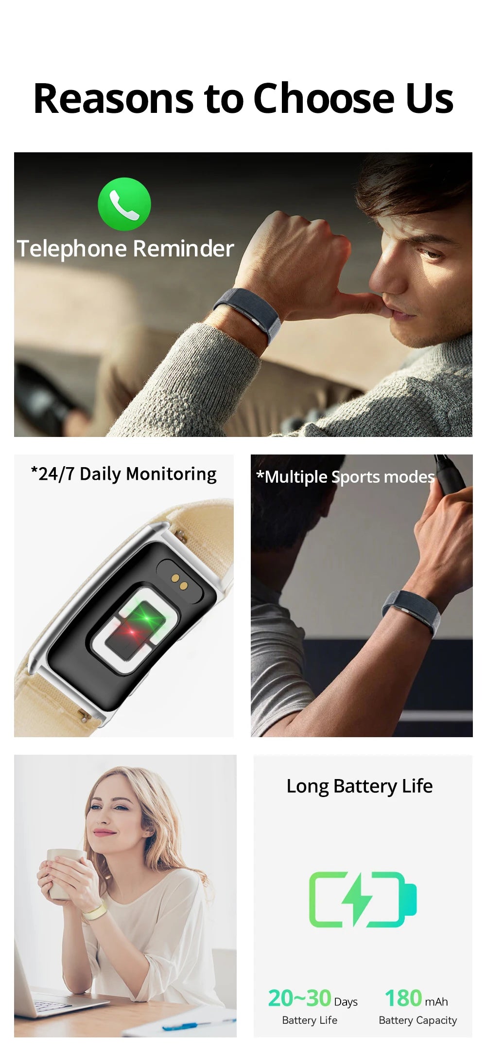 LIGE ECG+PPG Smart Bracelet Men Women Uric Acid Body Fat Body Temperature BP Five Organ Health Smartwatch Sports Fitness Band