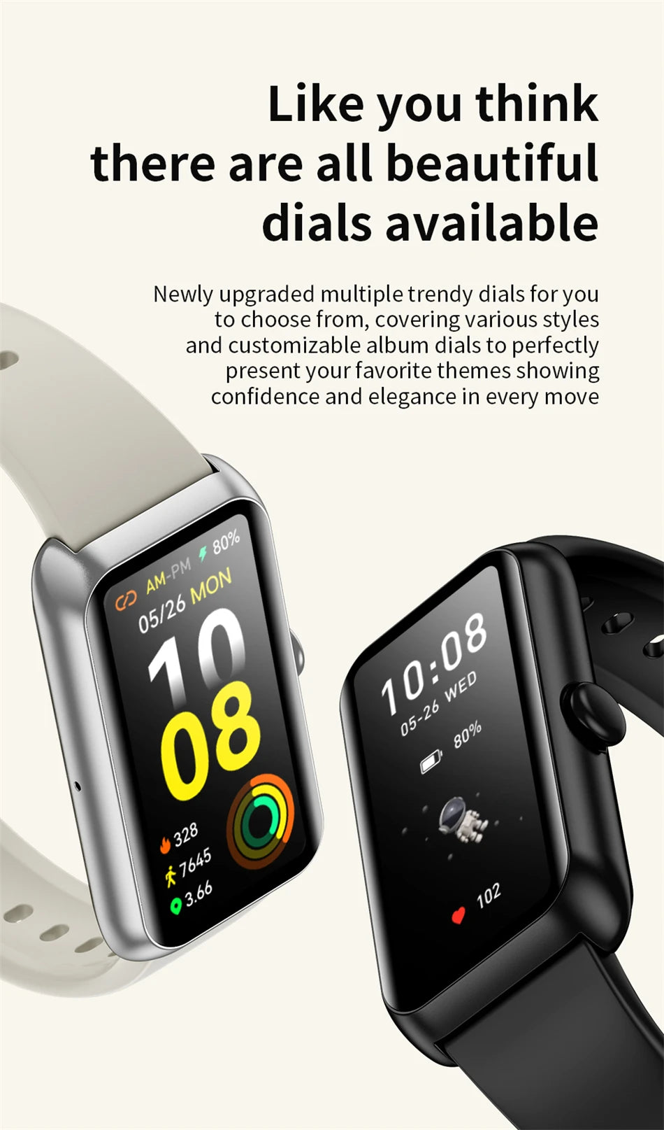2025 New Smartwatch 1.47-inch Blood Oxygen Heart Rate Sleep Health Monitoring Information Push Multi Sports Band Watch Bracelet