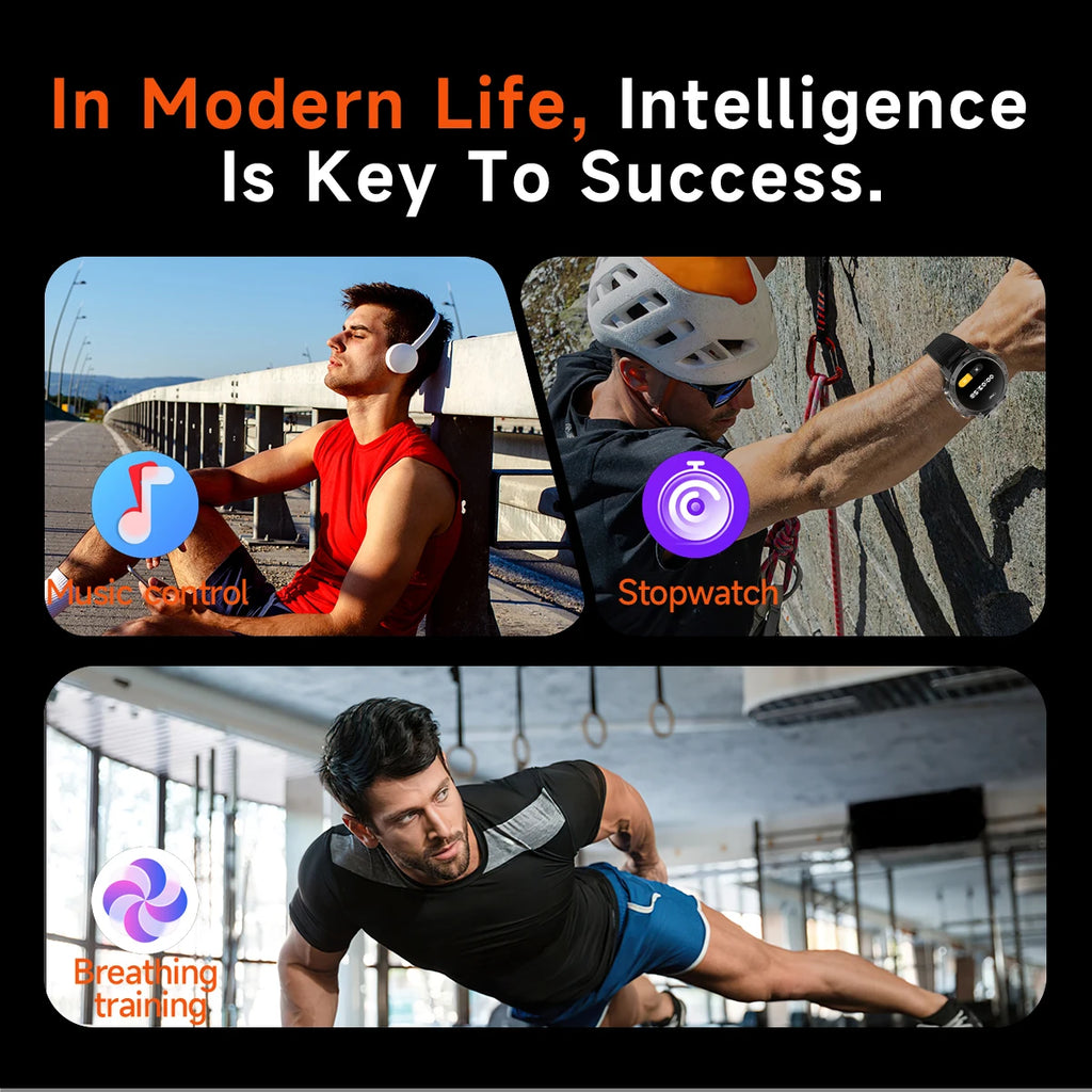 Military 1000mAh Large Battery Smart Watch Digital Bluetooth Call Sports Smartwatch Electronics Watches for Man Android 2026 New
