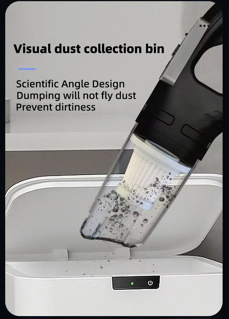 Wireless and corded dual-use, with extraordinary suction power.