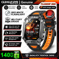 2026 New Military Grade 1400mAh Battery Smart Watch GPS Tracks 5ATMWaterproof Flashlight Heart Rate 2.1" Durable Smartwatch Men