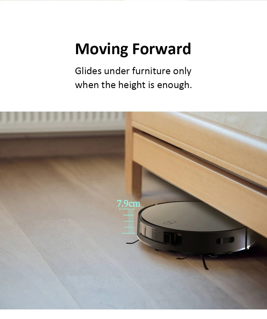 Robot Vacuum Cleaner Combo Mop,6000PA Suction Robotic,WiFi/Voice Control,Auto-Recharge,Pet Hair For Home Vacuum Cleaning Robotic
