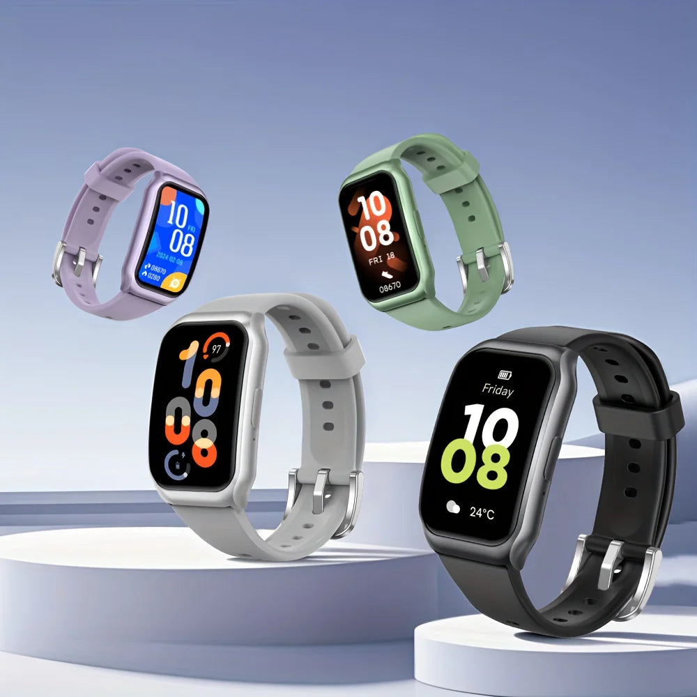 LAXASFIT New Smart Watch Bluetooth Calling Heart Rate&Sleep Monitoring Flashlight  Voice Assistant Men Women Smartwatch
