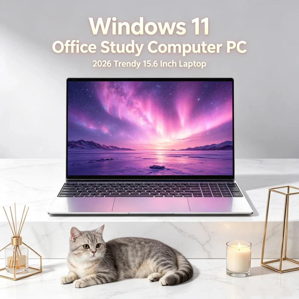 Gallant 15.6" Intel I9-9900 Portable Laptop Windows11 Notebook 32GB DDR4 2TB SSD Pc Gamer Office Computer